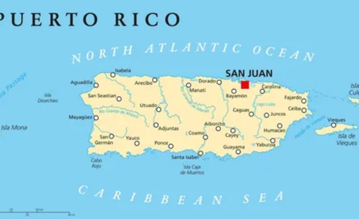 Map Of Puerto Rico